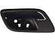 GM Interior Door Handle; Rear Left; Inside; Black and Chrome (07-14 Silverado 2500 HD)