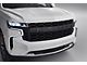 GM Upper Replacement Grille with Chevrolet Script; Black (21-23 Tahoe w/ HD Surround Vision Camar)