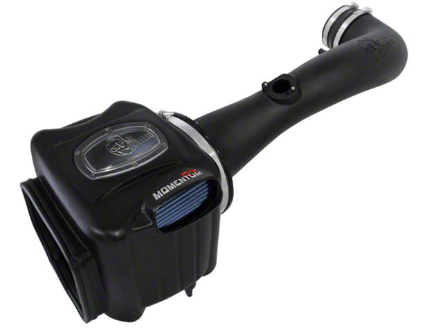 AFE Momentum GT Cold Air Intake with Pro 5R Oiled Filter; Black (09-13 5.3L Sierra 1500 w/ Electric Cooling Fan)