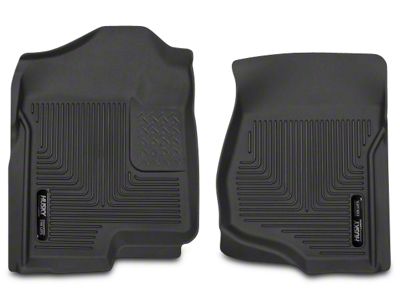 Husky Liners X-Act Contour Front Floor Liners; Black (07-13 Sierra 1500 Extended Cab, Crew Cab)