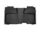 Weathertech DigitalFit Rear Floor Liner with Underseat Coverage; Black (14-18 Sierra 1500 Crew Cab)