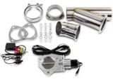 Granatelli Motor Sports Electronic Exhaust Cutout System; 4-Inch Stainless Steel (Universal; Some Adaptation May Be Required)