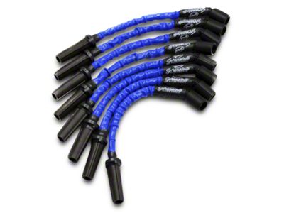 Granatelli Motor Sports High Performance Ignition Wires; High Temp Blue (07-13 4.8L, 5.3L, 6.0L Sierra 1500)