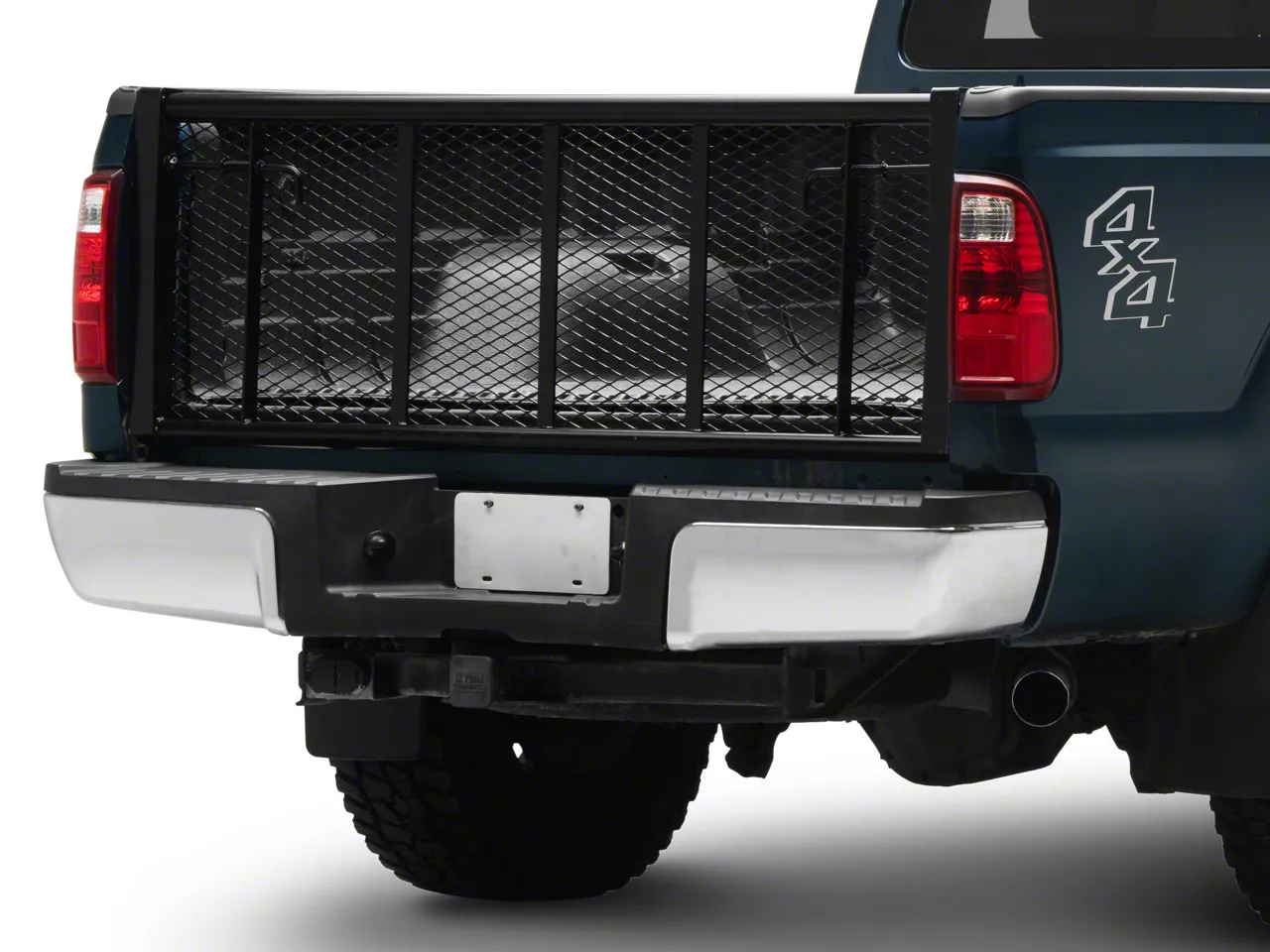 Go Industries F-350 Super Duty Straight Air Flow Tailgate; Black 6618B ...