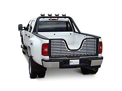 Go Industries Louvered V-Gate Air Flow Tailgate; Black (07-19 Sierra 3500 HD)