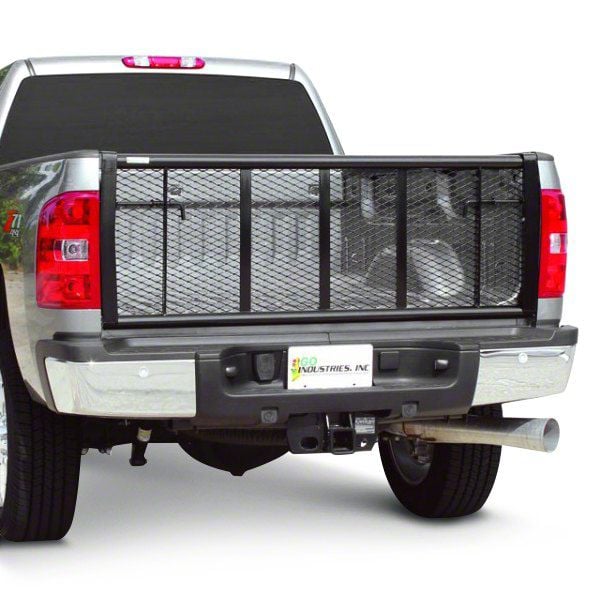 Go Industries Silverado 1500 Straight Air Flow Tailgate; Black 6634B ...