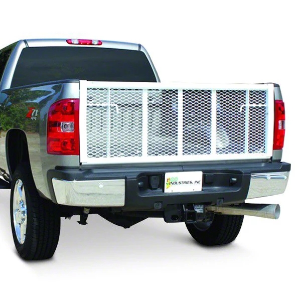 Go Industries Silverado 1500 Straight Air Flow Tailgate; White 6634 (07 ...