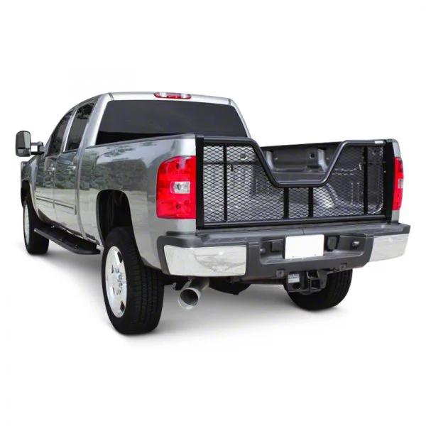 Go Industries Silverado 1500 V-Gate Air Flow Tailgate; Black 6684B (07 ...