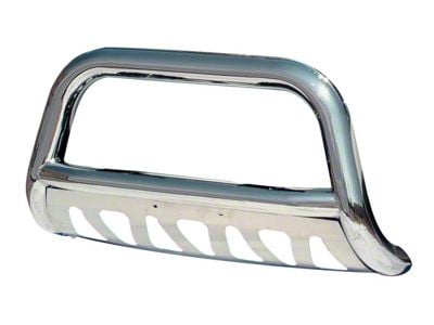 Go Rhino Charger RC2 Bull Bar; Polished (15-20 Canyon w/o Driver Alert Package, Excluding Denali)