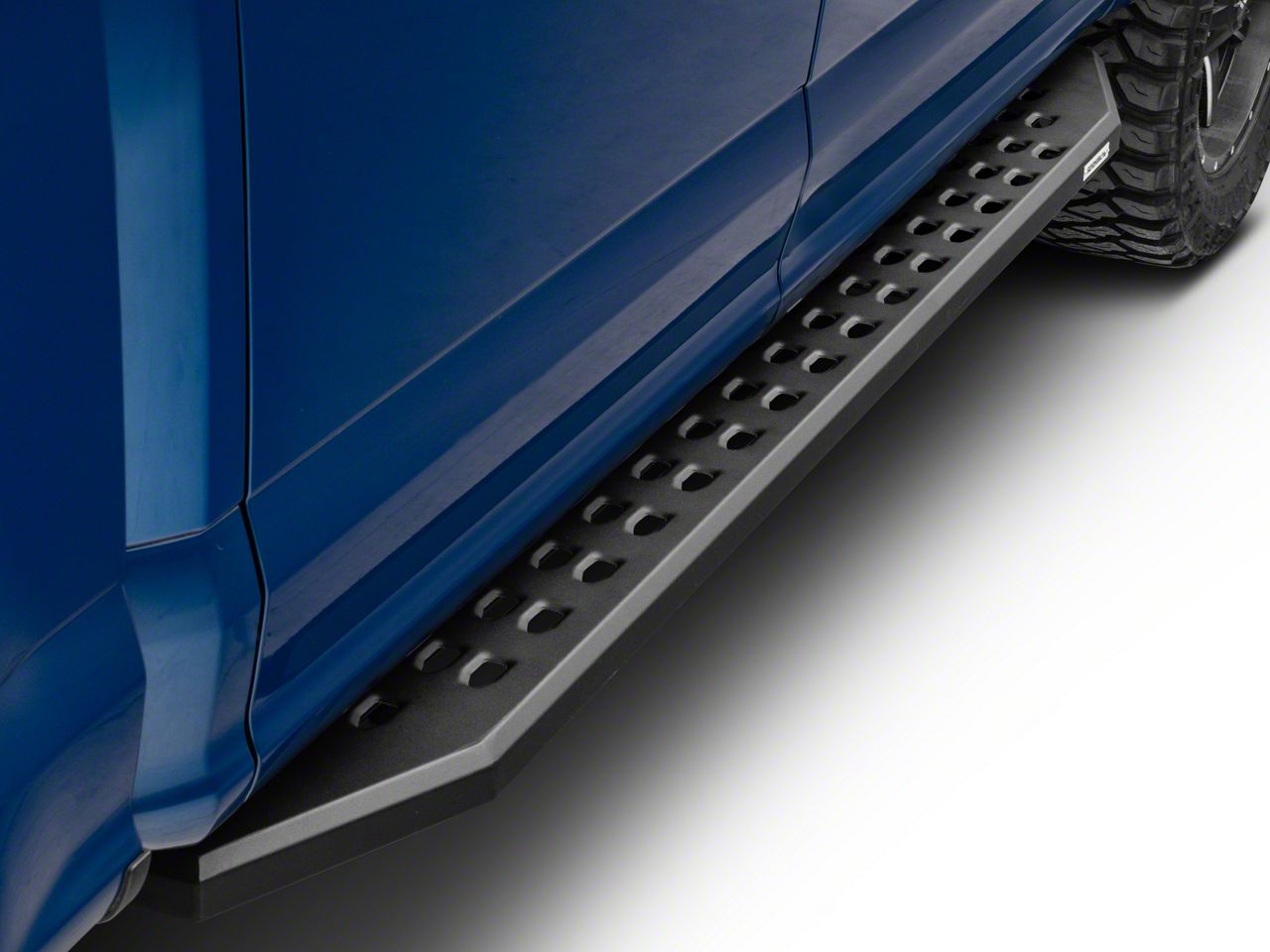 Go Rhino F-150 RB20 Running Boards; Textured Black 69415587PC (15-22 F ...