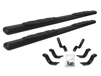 Go Rhino 5-Inch 1000 Series Side Step Bars; Textured Black (15-24 F-150 SuperCrew)