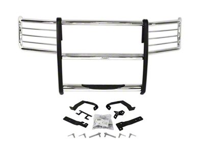 Go Rhino 3000 Series StepGuard Grille Guard; Chrome (15-17 F-150 w/o Adaptive Cruise Control, Excluding Raptor)