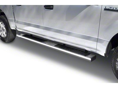 Go Rhino 6-Inch OE Xtreme II Side Step Bars; Polished (15-24 F-150 SuperCrew)