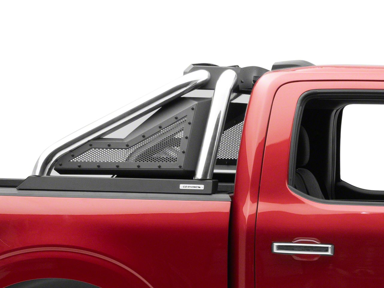 Go Rhino F 150 Sport Bar 20 Roll Bar With Power Actuated Retractable Light Mount Polished 0499