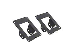 Go Rhino BR5.5/BR6/BR10.5/BR11 Surface Mount Light Plates; Textured Black (11-22 F-250 Super Duty)