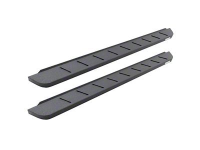 Go Rhino RB10 Running Boards with Drop Steps; Protective Bedliner Coating (99-16 F-250 Super Duty SuperCab)