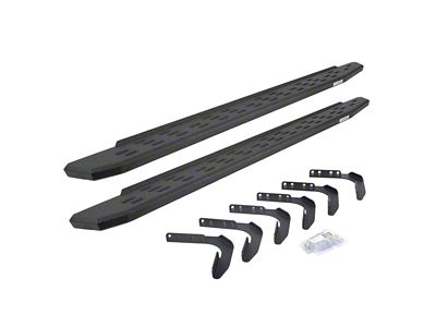 Go Rhino RB30 Running Boards; Protective Bedliner Coating (99-16 F-250 Super Duty SuperCab)