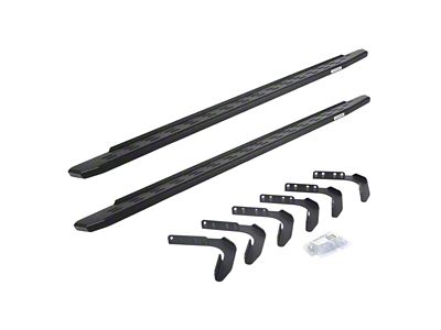 Go Rhino RB30 Running Boards; Protective Bedliner Coating (99-16 F-250 Super Duty SuperCrew)