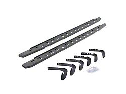 Go Rhino RB30 Slim Line Running Boards; Textured Black (99-16 F-250 Super Duty SuperCrew)