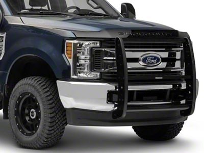 Go Rhino 3000 Series StepGuard Center Grille Guard; Black (17-22 F-350 Super Duty)