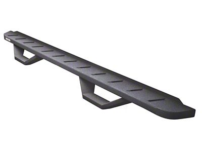 Go Rhino RB10 Running Boards with Drop Steps; Textured Black (11-16 F-350 Super Duty SuperCab)