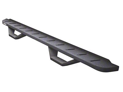 Go Rhino RB10 Running Boards with Drop Steps; Protective Bedliner Coating (17-24 F-350 Super Duty SuperCrew)