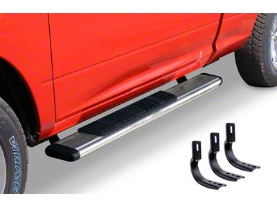 Go Rhino 5-Inch OE Xtreme Low Profile Side Step Bars; Polished (11-16 F-350 Super Duty Regular Cab)