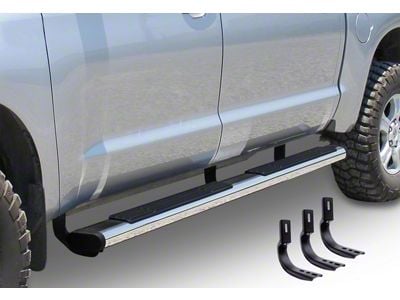 Go Rhino 6-Inch OE Xtreme Side Step Bars; Polished (11-16 F-350 Super Duty SuperCab)