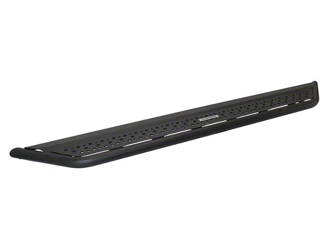 Go Rhino Dominator Xtreme D6 Side Step Bars; Textured Black (17-24 F-350 Super Duty SuperCrew)