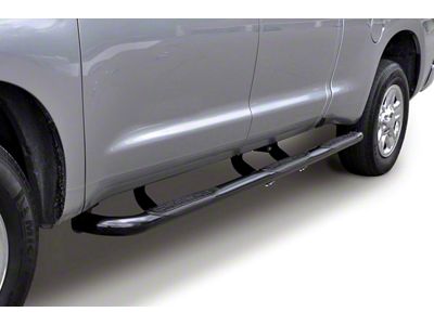 Go Rhino 6000 Series Wheel-to-Wheel Side Step Bars; Black (15-18 RAM 1500 Crew Cab w/ 5.7-Foot Box)