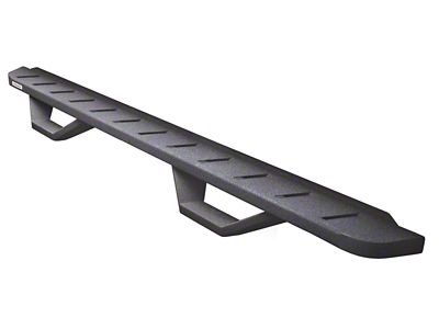 Go Rhino RB10 Running Boards with Drop Steps; Protective Bedliner Coating (15-18 RAM 1500 Crew Cab)