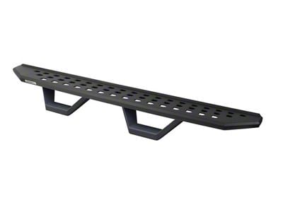 Go Rhino RB20 Running Boards with Drop Steps; Textured Black (09-14 RAM 1500 Quad Cab)
