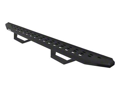 Go Rhino RB20 Running Boards with Drop Steps; Protective Bedliner Coating (09-14 RAM 1500 Quad Cab)