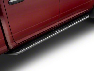 Go Rhino Dominator Xtreme DSS Slider Side Step Bars; Textured Black (10-24 RAM 2500 Crew Cab)