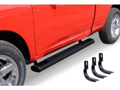 Go Rhino 6-Inch OE Xtreme Side Step Bars; Black (10-24 RAM 3500 Regular Cab)