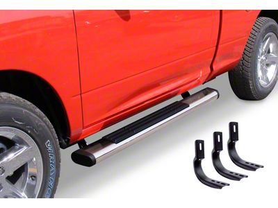 Go Rhino 6-Inch OE Xtreme Side Step Bars; Polished (10-24 RAM 3500 Regular Cab)