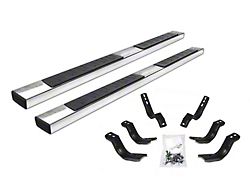 Go Rhino 6-Inch OE Xtreme II Side Step Bars; Polished (10-24 RAM 3500 Crew Cab)