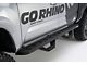 Go Rhino RB10 Running Boards with Drop Steps; Protective Bedliner Coating (15-19 6.0L Sierra 2500 HD Double Cab)