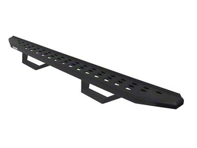 Go Rhino RB20 Running Boards with Drop Steps; Protective Bedliner Coating (15-19 6.6L Duramax Sierra 2500 HD Double Cab)