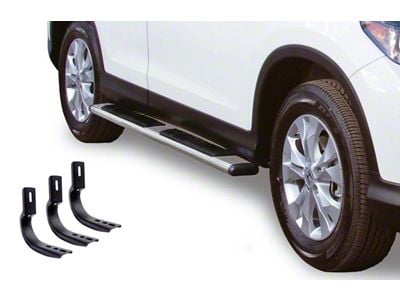 Go Rhino 5-Inch OE Xtreme Low Profile Side Step Bars; Polished (11-14 6.0L Sierra 3500 HD Extended Cab)