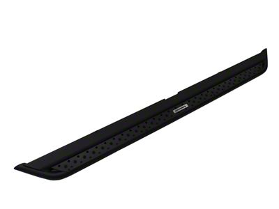 Go Rhino Dominator Xtreme DSS Slider Side Step Bars; Textured Black (07-10 Sierra 3500 HD Extended Cab)