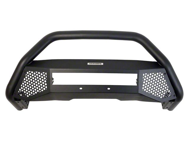 Go Rhino RC4 LR Bull Bar with 20-Inch LED Light Bar; Textured Black (14-15 Silverado 1500)