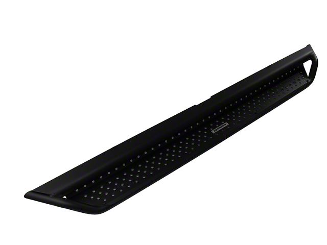 Go Rhino Dominator Xtreme D1 Side Step Bars; Textured Black (19-24 Silverado 1500 Crew Cab)