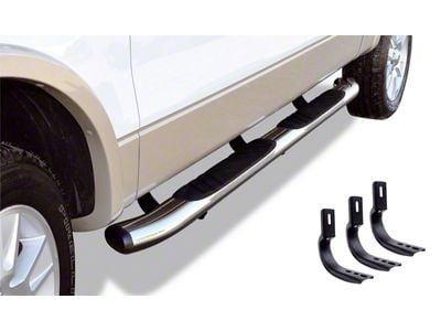 Go Rhino 5-Inch OE Xtreme Composite Side Step Bars; Chrome (07-10 Silverado 2500 HD Extended Cab)