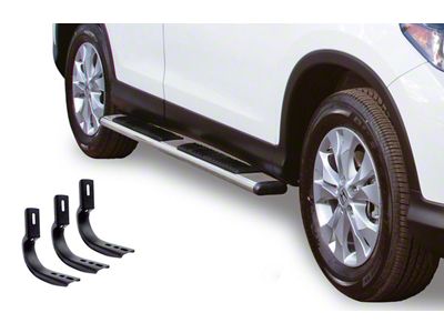 Go Rhino 5-Inch OE Xtreme Low Profile Side Step Bars; Polished (11-14 6.0L Silverado 3500 HD Extended Cab)