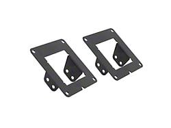 Go Rhino BR5.5/BR6/BR10.5/BR11 Surface Mount Light Plates; Textured Black (11-19 Silverado 3500 HD)