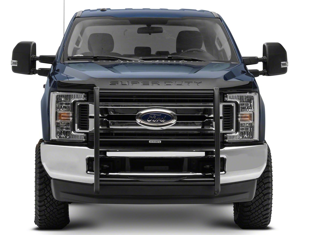 Go Rhino F-250 Super Duty 3000 Series StepGuard Center Grille Guard ...