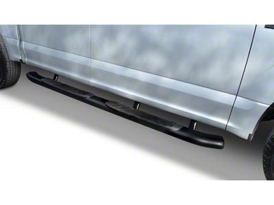 Go Rhino 5-Inch OE Xtreme Composite Side Step Bars; Black (17-25 F-250 Super Duty SuperCrew)