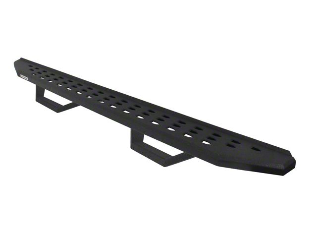 Go Rhino RB20 Running Boards with Drop Steps; Protective Bedliner Coating (17-24 F-250 Super Duty SuperCrew)