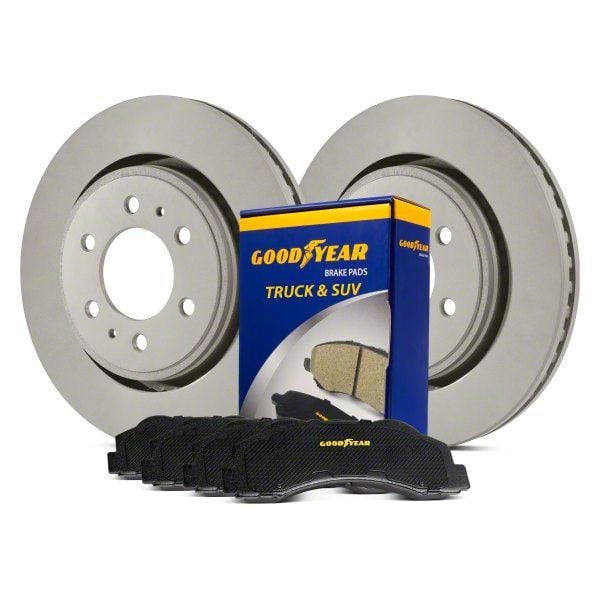 Goodyear Brakes Sierra 1500 Truck and SUV 6-Lug Brake Rotor and Pad Kit ...